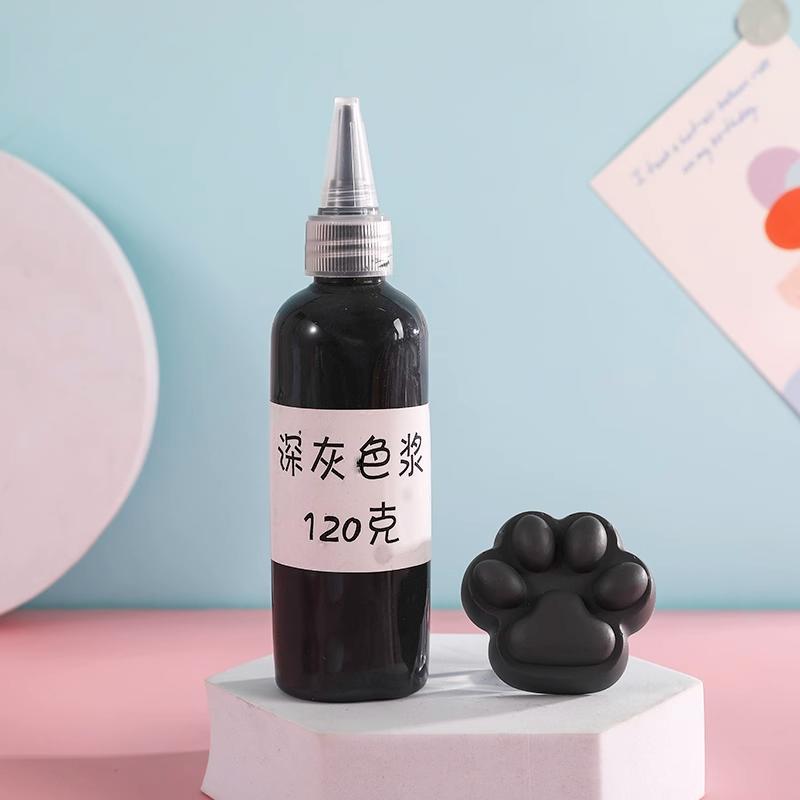 Gris oscuro; 120 g/botella