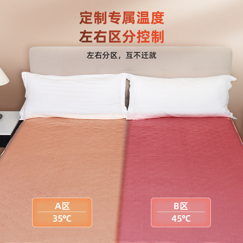 源头厂家代加工电热毯双人双控单人单控防水电褥子家用电热毯批发