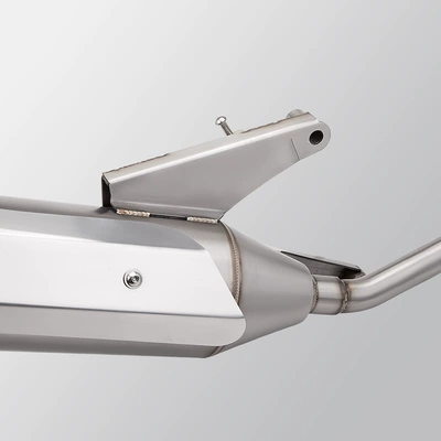 straight up without damage, Motorcycle exhaust pipe