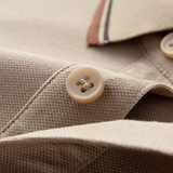 Шелковая хлопковая футболка с коротким рукавом, летняя тонкая элитная футболка polo для отдыха