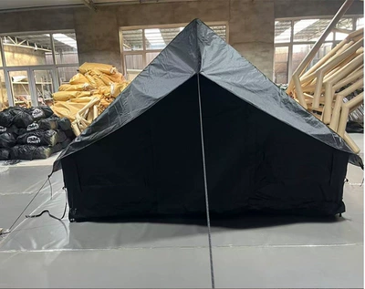 Sunshade Canopy Outdoor Rain Avtomobil yan çətirləri - black-63-flat-silver-oxford-poncho-63-square-meters