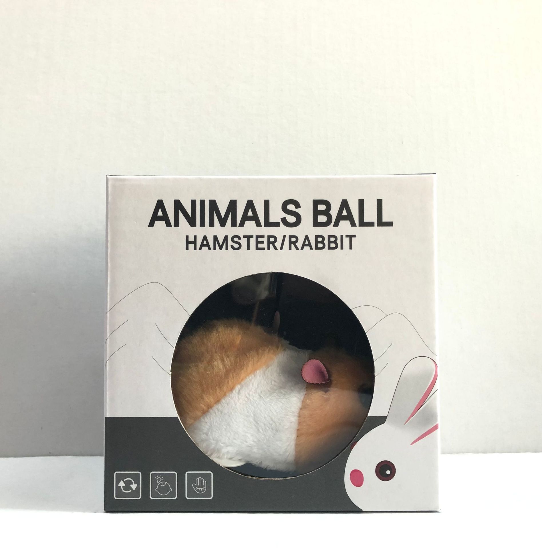 跨境新款电动毛绒动物公仔 自动躲避障碍万向滑行球新奇创意玩具|ms