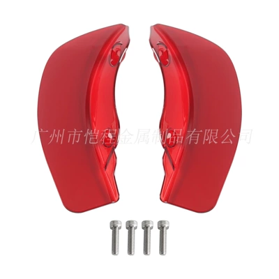 Parts Suitable for Harley: Motorcycle front windshield - red