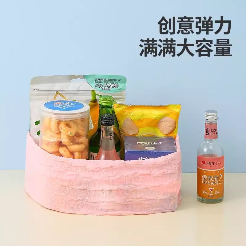 伸缩魔术袋便携购物袋超大号泡泡包大容量褶皱包高颜值环保手提包|undefined
