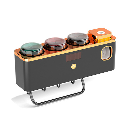 Disinfection toothbrush holder upgraded cup toothbrush sterilizer wall-mounted multifunctional toothbrush disinfection storage rack