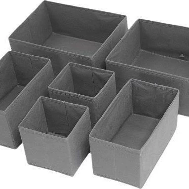 Storage system, set, underwear, overall, tights, socks, storage box, 6 pieces