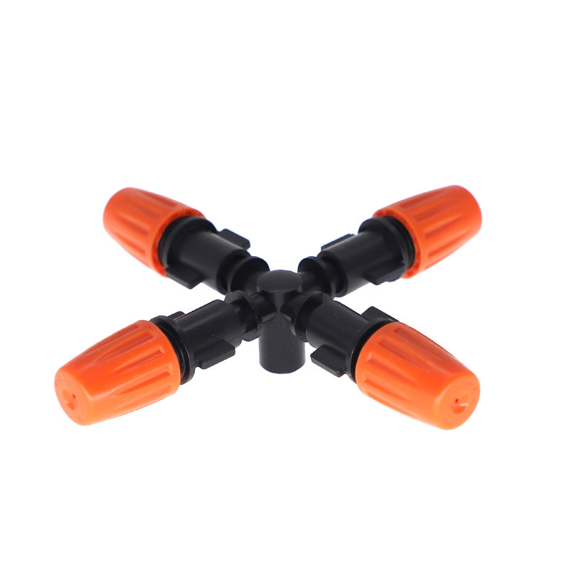 Cuatro boquillas naranja sin impuestos