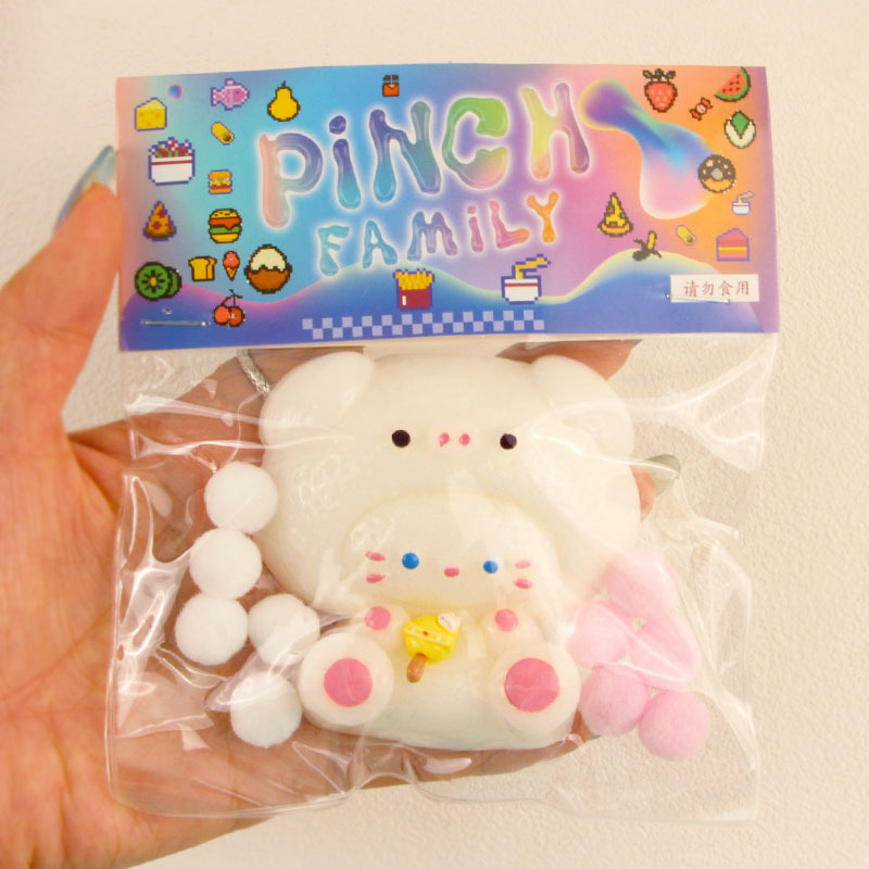 Pequeño Libro Rojo Venta caliente TPR caucho suave sólido hámster pellizco música descompresión juguete lindo mascota bola grande de dibujos animados pequeño ratón