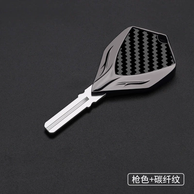 F650GS K1200R HP4 HP2 – Motorcycle Key - gunmetal-color-carbon-fiber-pattern-bm-110