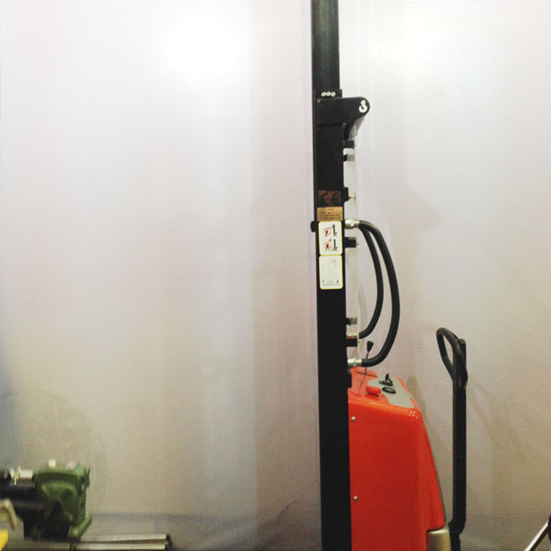 顶力机械1T/2T半电动堆高车搬运装卸堆高机半自动堆高 车升高叉车