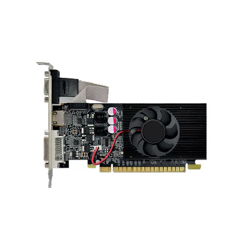 Средняя видеокарта GT610PRO LP Liying 64-битная 2 ГБ DDR3 для настольного ПК, полнофункциональная высокотехнологичная