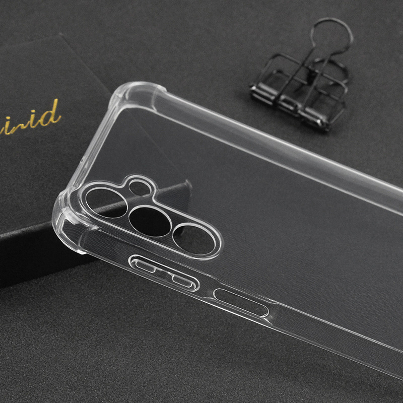 Suitable for Samsung A17 4G/5G Mobile Phone Case with Four-Corner Anti-Fall Protection, Galaxy A27 S26 Transparent Tpu Airbag Anti-Fall Protection Suitable for Samsung A17 4G/5G Mobile Phone Case with Four-Corner Anti-Fall Protection, Galaxy A27 S26 Transparent Tpu Airbag Anti-Fall Protection