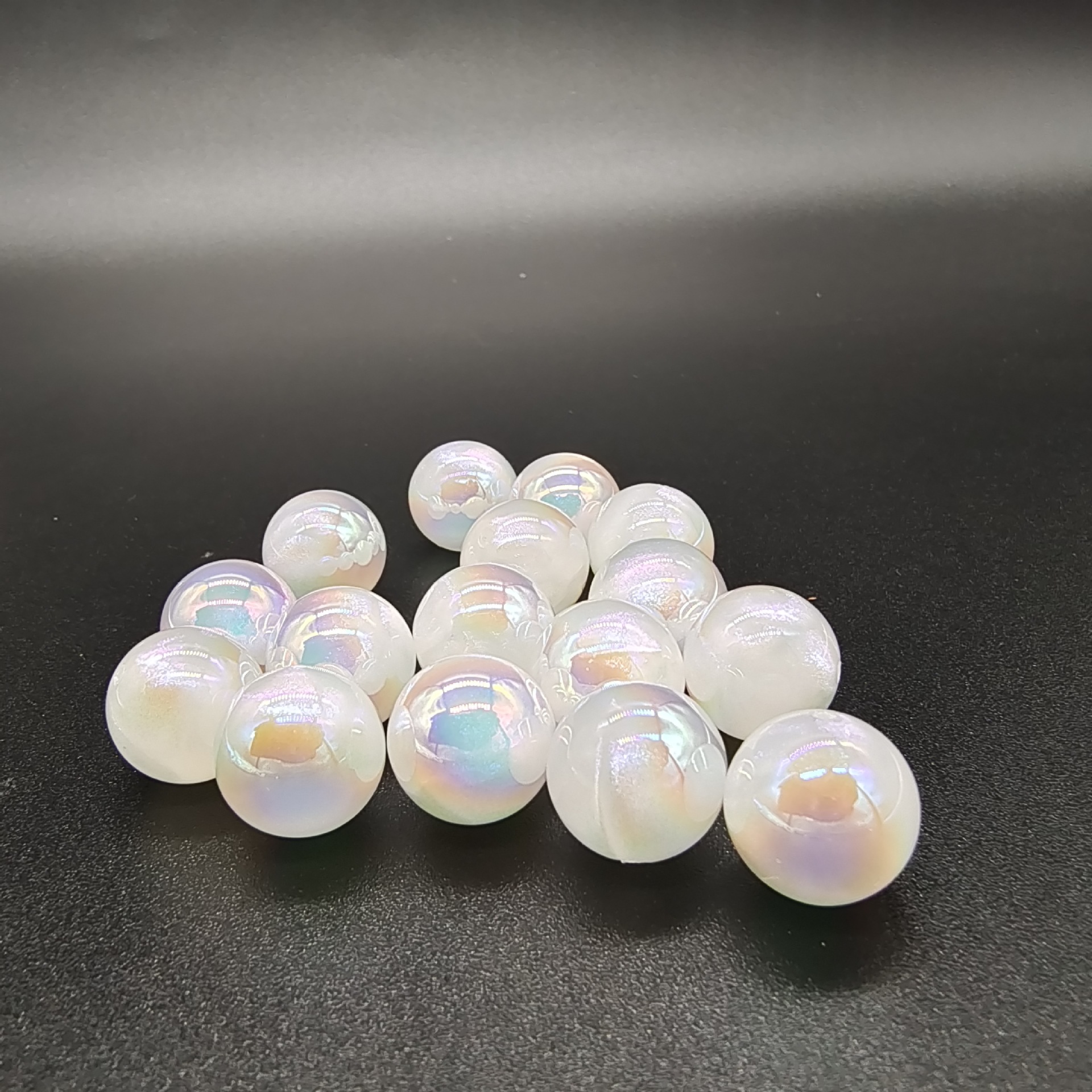 星空馬貝單孔珍珠 炫彩半孔仿珍珠飾品配件吊墜耳飾發卡DIY配件