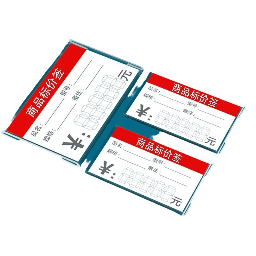 Акриловый ценник L-типа настольная карта ценник прозрачная цена меню отеля подставка для карт