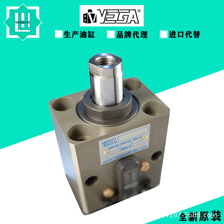 意大利VEGA 柱塞拉杆式方形液压缸 CR080045D0GGGN400 薄型油缸