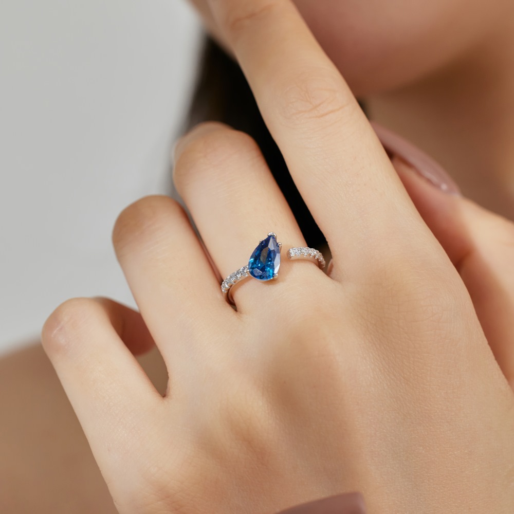 10g Weight Zircon Inlay Material Rings Classification 6, 8, 9 Ring Size 1 Piece Quantity Holiday, Daily Occasion 925 Sterling Silver Material Geometric Pattern Women's Gender Plating, Inlay Design Casual, Shiny Style 925 Sterling Silver Zircon Geometric Rings 28