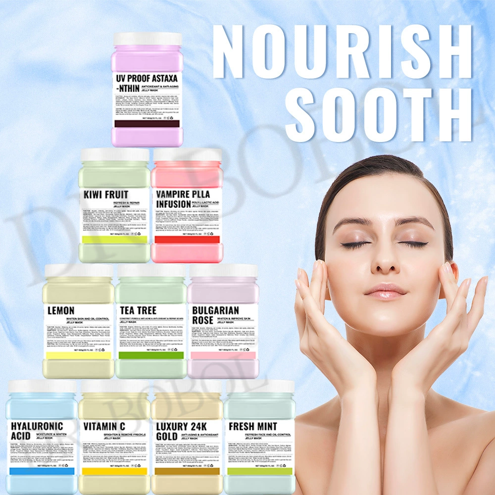 Трансграничный вампир Обратный возраст Водный свет Маска для ухода за кожей Лепесток розы Кристалл Желейная маска Порошок Гидратация Оптовая Продажа с фабрики