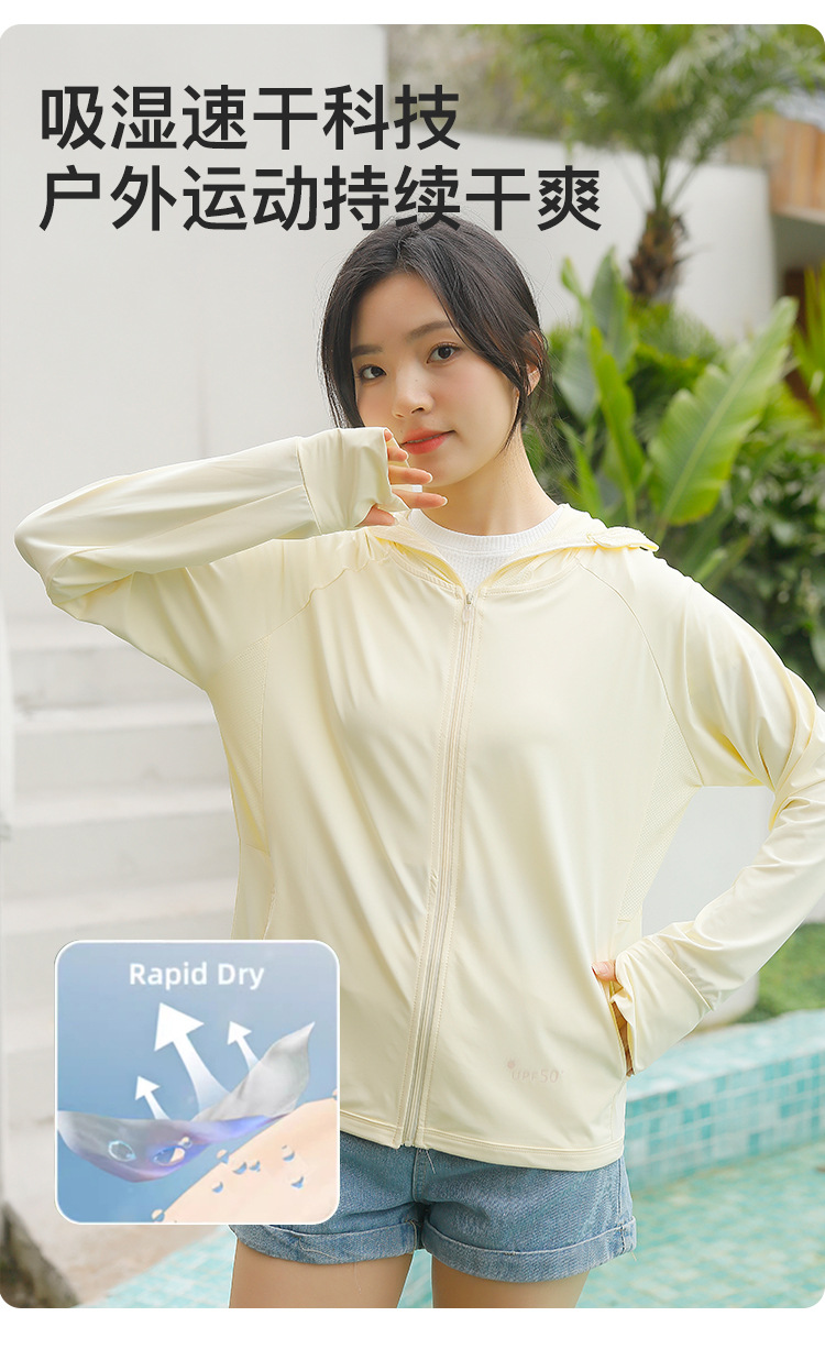Ropa de protección solar de seda helada del mismo estilo para hombres y mujeres en verano 2025, nueva ropa de protección solar transpirable anti-UV de ala grande