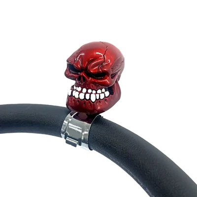 Cross-border football car modified: Steering wheel booster - red-skull-model