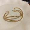 104#bracelet-golden color