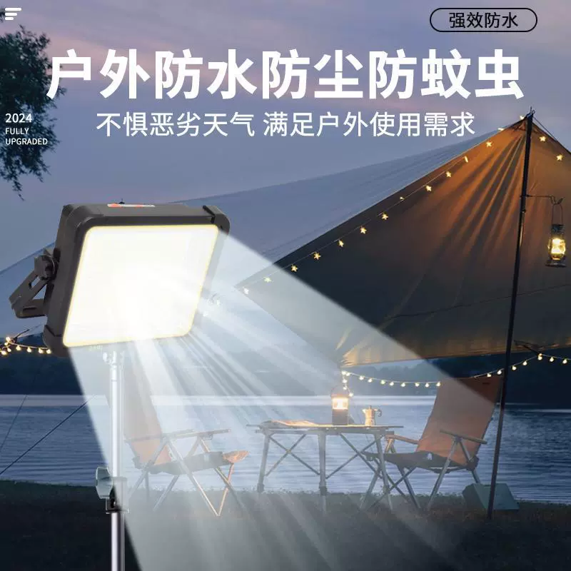 Суперяркие портативные длинные солнечные LED-освещенные фонари для походов