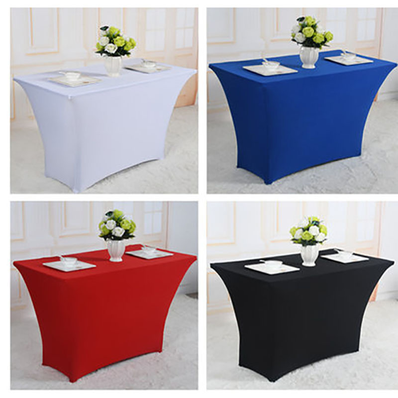 Elastic Table Cover Hotel Exhibition Conference Tablecloth Tablecloth Wedding Foreign Trade Cocktail Table Cover Cross-border Amazon Wholesale