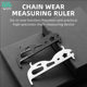 Bicycle Chain Measuring Ruler Six-in-One Chain Wear Measuring Caliper Mountain Bike Testing Tool