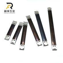 口金弹片自动闭合 DIY箱包配件锰钢片 带耳口金包夹扣