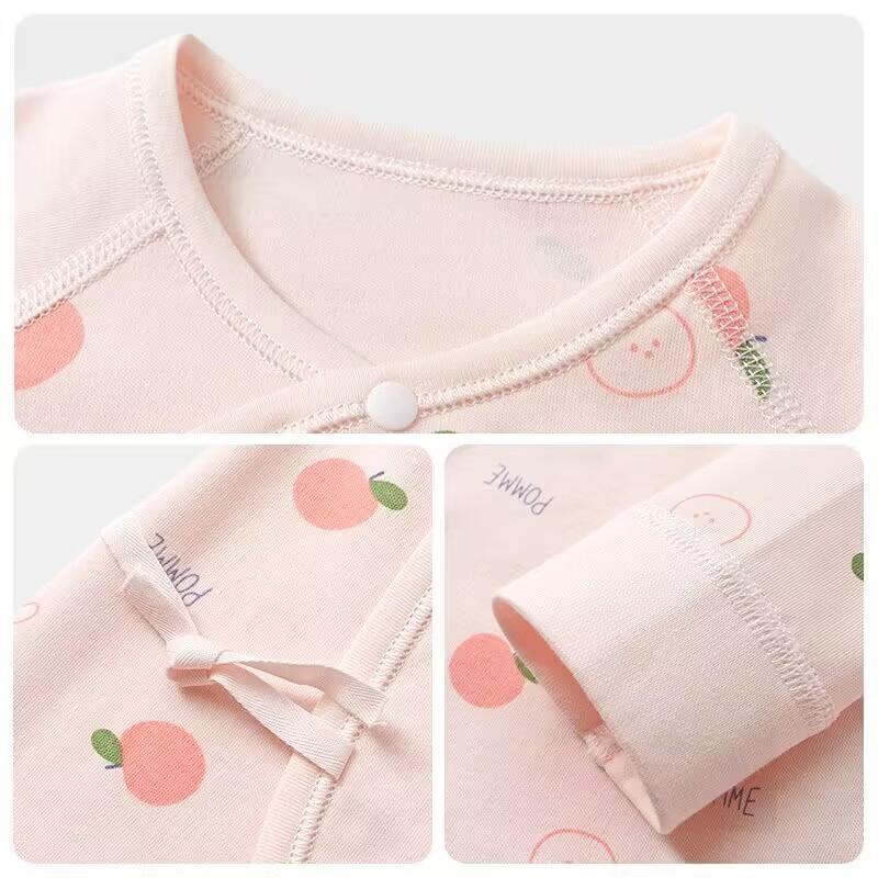 Bebé recién nacido Ropa de primavera, otoño e invierno temprano nacido puro algodón de fondo caliente hombres y mujeres monje mameluco traje bebé mono