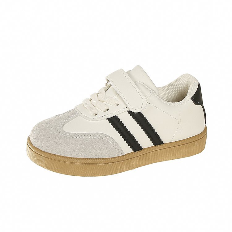 Children's Moral Training Shoes Girls' Low Top Casual Board Shoes 2023 Autumn New Children's Shoes Boys' Soft Sole_voghion.com