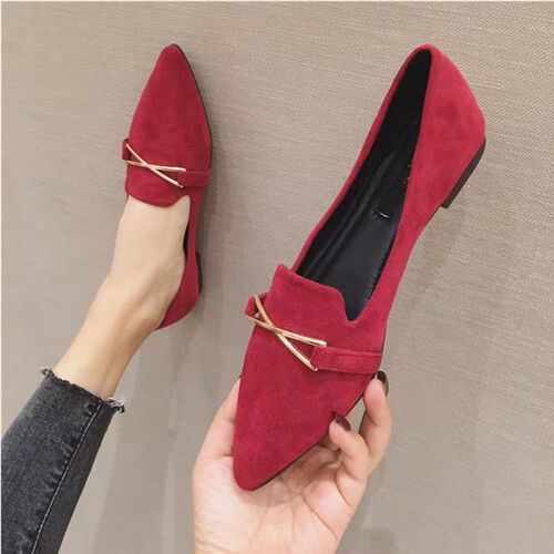 2020 Spring New Fashion Matchable Clogs Women Slippers Soft Sole Flat Pointed Toe Single Shoes Fairy Shoes