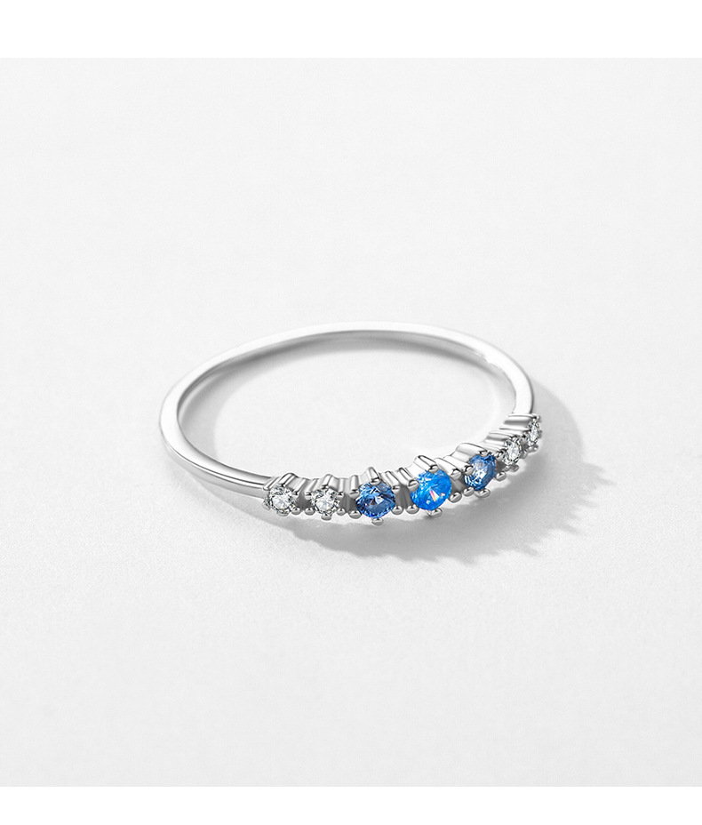 2g Weight 0.03µm Gold Plating Thickness Electroplating Gold Plating Process Rhodium Plated Plating Material Zircon Inlay Material Rings Classification 1 Piece Quantity Daily Occasion 925 Sterling Silver Material Round Pattern Women'S Gender Simple Style Style Inlay Craft 1 Piece 925 Sterling Silver Round Zircon Rings