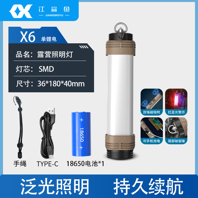 Lámpara de trabajo de mano multifuncional de reparación de automóviles linterna de carga de luz fuerte gancho de cinta de succión magnética fuerte lámpara de iluminación de emergencia