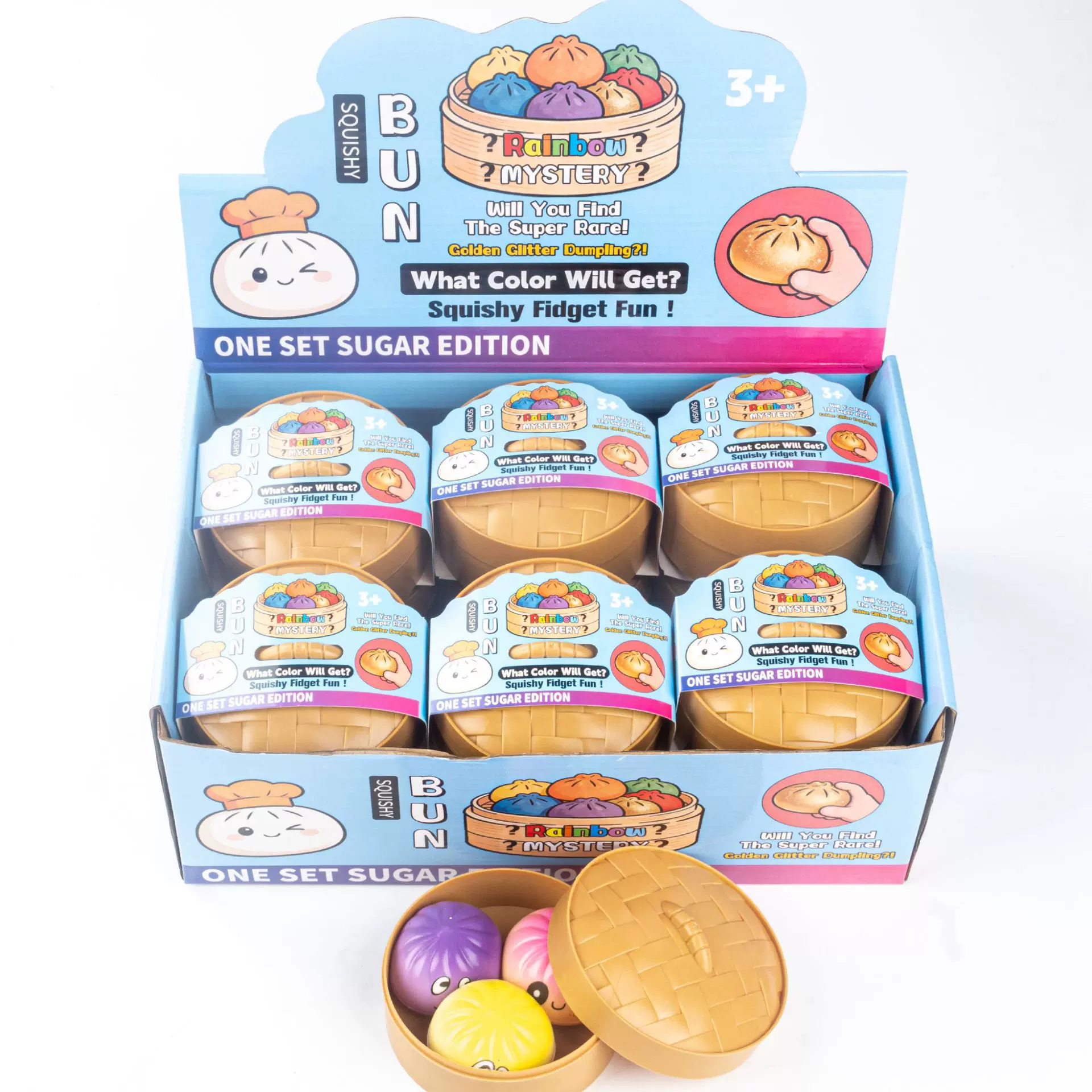 跨境手捏玩具慢回弹发泄包子批发玩具厂家直销减压神器解压捏捏乐