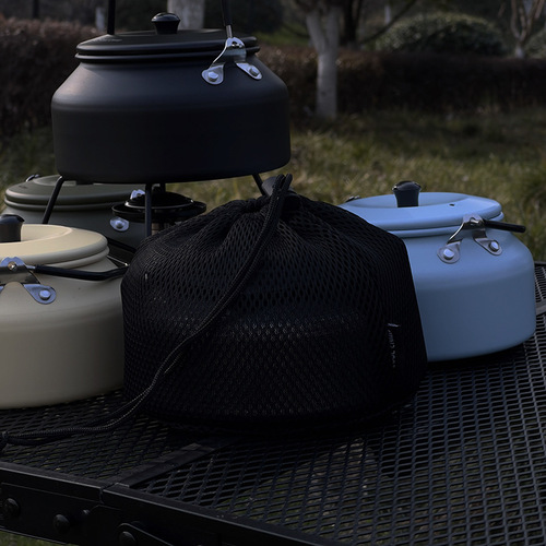 COOLCAMP Cool Outdoor Camping Kettle Portable Picnic Boiling Tea Kettle 0.9L Aluminum Alloy Coffee Pot