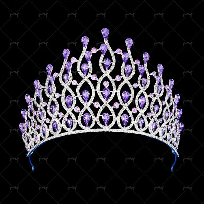 Luxurious Baroque Bridal Crown For Wedding And Princess Pageant_voghion.com