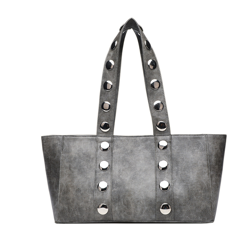 Nuova borsa a mano in pelle cerata e oliata, monospalla, elegante, multifunzionale, da donna, da pendolare_voghion.com