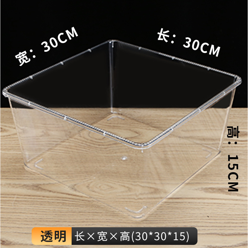 アクリルスーパーマーケットバルクスナック食品ディスプレイボックス高透明ディスプレイボックス蓋付き収納ボックスキャンディードライフルーツボックス|undefined