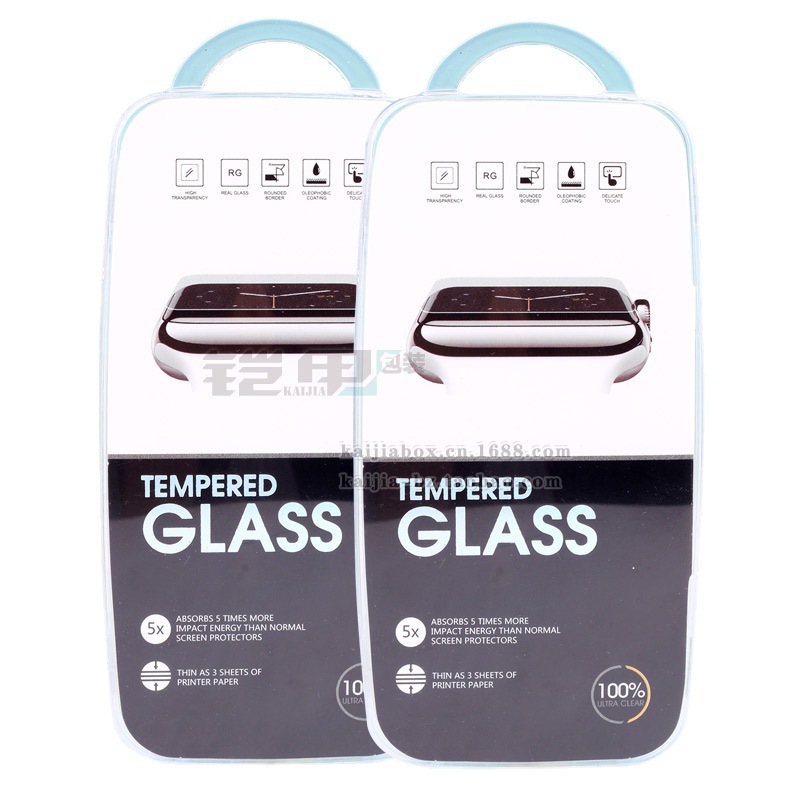 新款Apple watch 苹果手表钢化膜高档水晶盒包装 包装批发 DJ-403