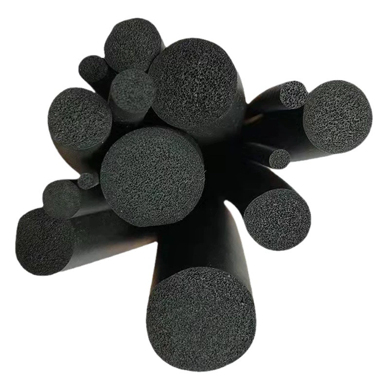 Уплотнительная лента EPDM круглая твердая резиновая прокладка поролоновая губчатая прокладка Пыленепроницаемая и амортизирующая резиновая прокладка Уплотнительная лента EPDM