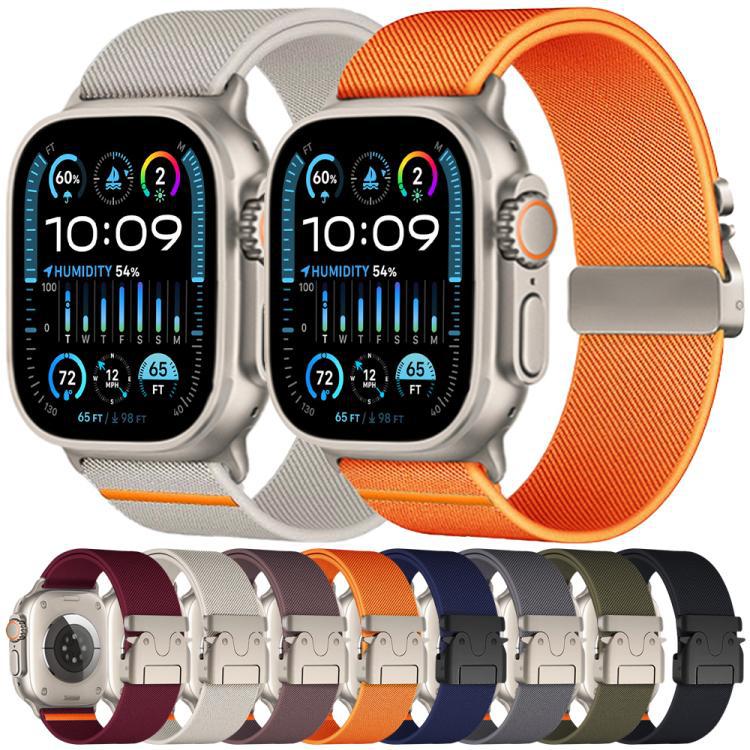 xDfind Stretch Nylon Paracaídas para Apple Watch 42 - 49mm