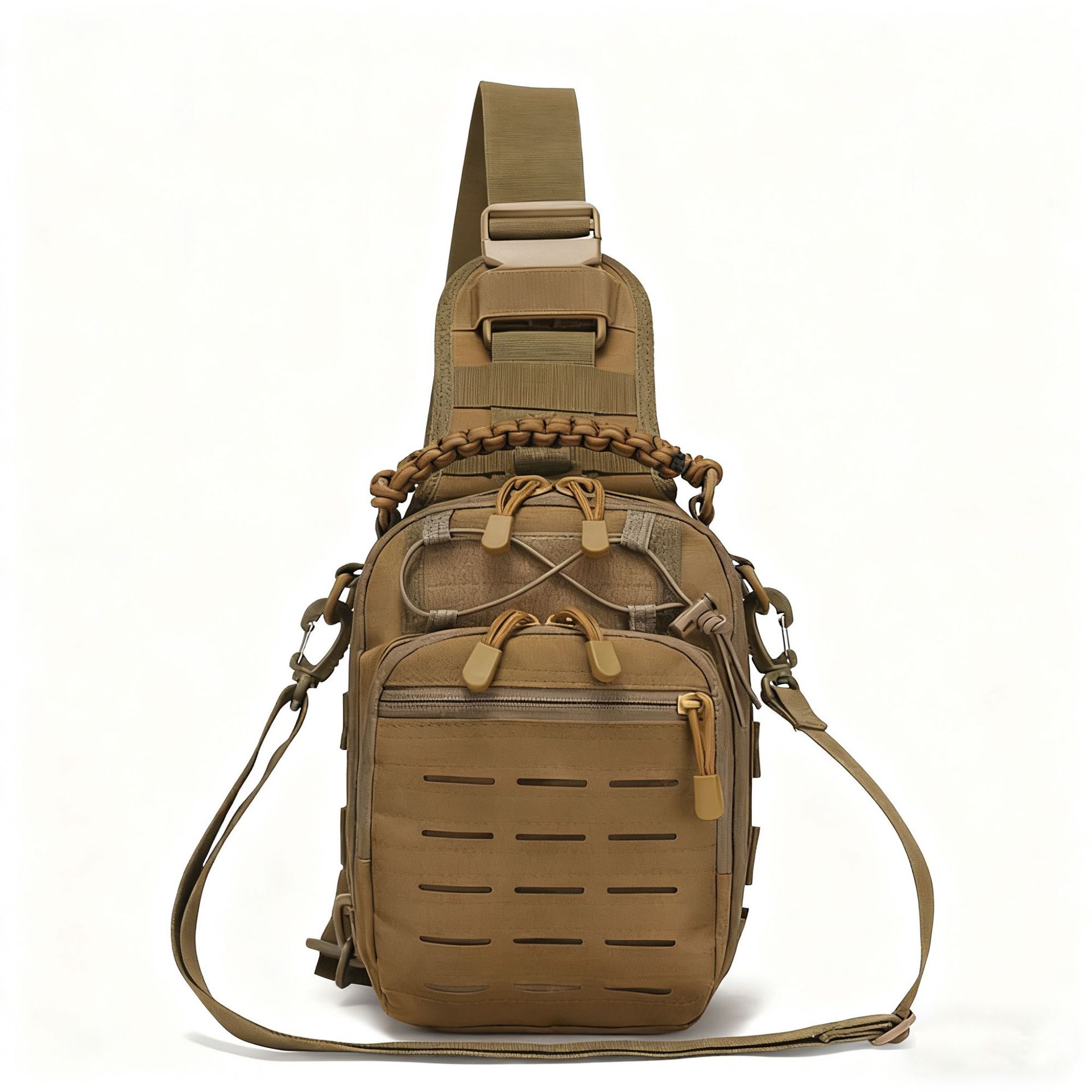 Bolso bandolera táctico de camuflaje para hombre, estilo militar, para deportes, ciclismo, portátil, para exteriores