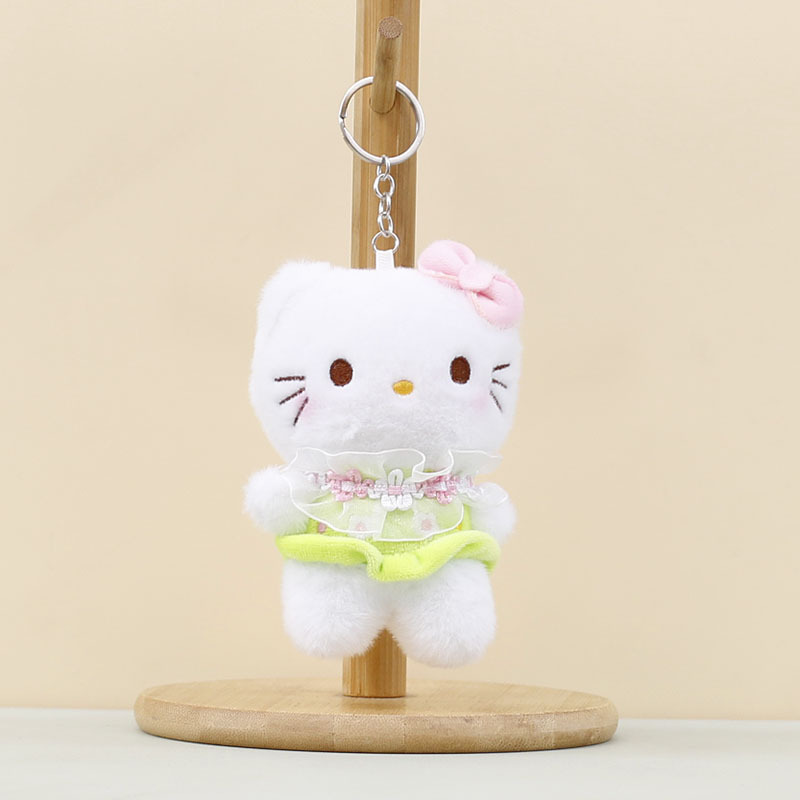 インターネット有名人かわいい kt 猫ペンダント漫画子猫ぬいぐるみ人形キーホルダーバッグペンダント人形人形|undefined