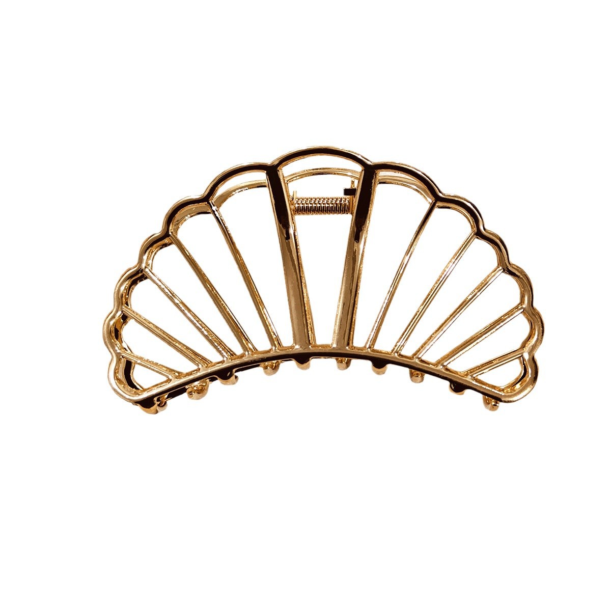 Vintage haarclip met schelp geometrisch design voor dames_voghion.com