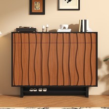 中古法式侘寂入户鞋柜进门门口过道现代简约玄关储物柜大气简约爆