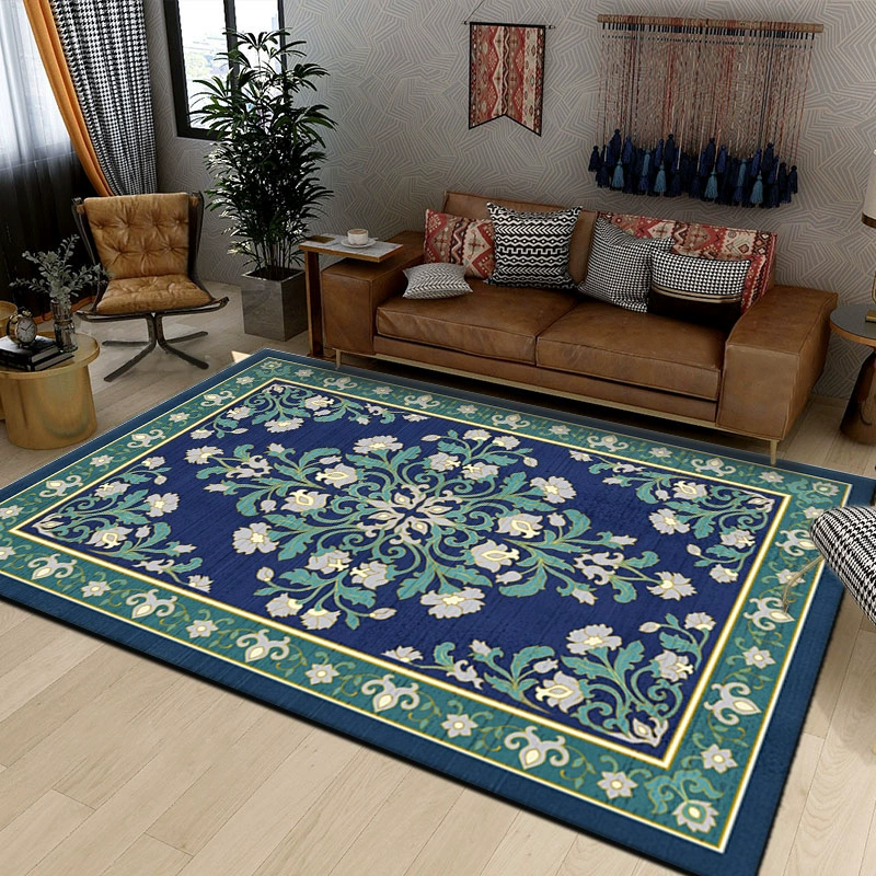 Этнический ковер для гостиной, диван для спальни, бохо стиль, этнический стиль
