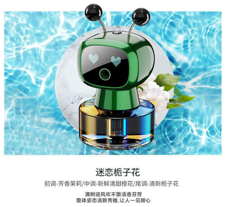 Smart Robot Car Air Freshener - New Summer Model Car Perfume Spray with Long-Lasting, Sophisticated Fragrance