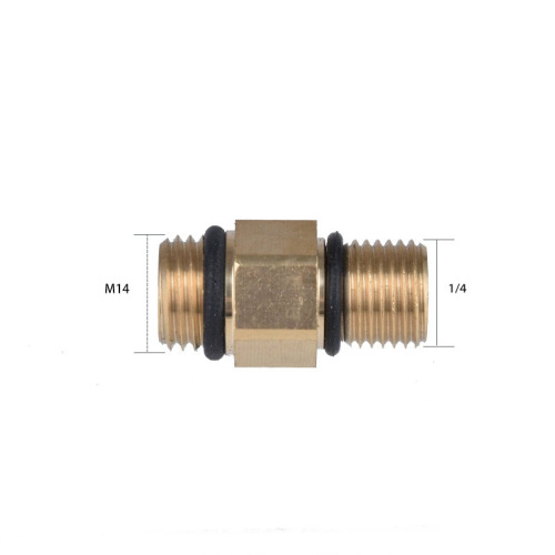 Foam pot adapter accessories wholesale car washing machine water gun foam spray pot adapter high pressure PA pot butt joint