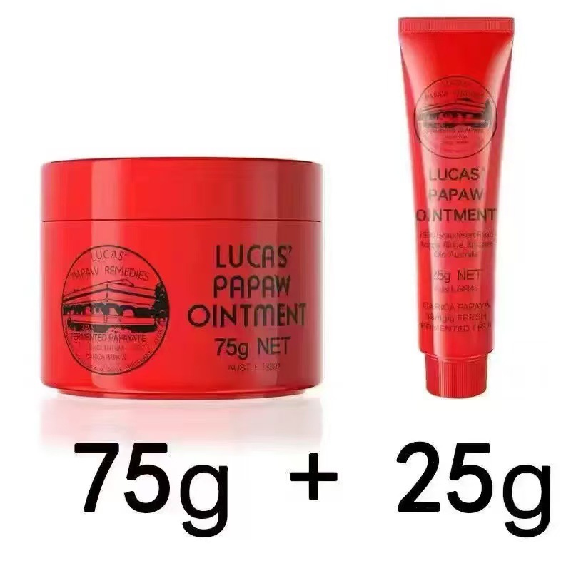 Australia natural papaya crema 25g, bálsamo labial hidratante, máscara labial hidratante, crema universal para niños y niñas.