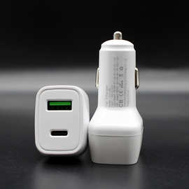 新款36W车充QC3.0+18WPD车载充电器快充USB+18W type-c车充